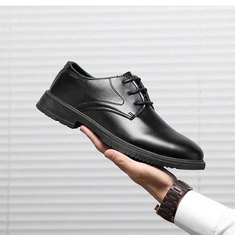 CZARNE BUTY IMITACJA SKÓRY