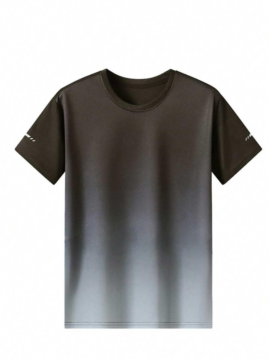 t-shirt wzór ombre