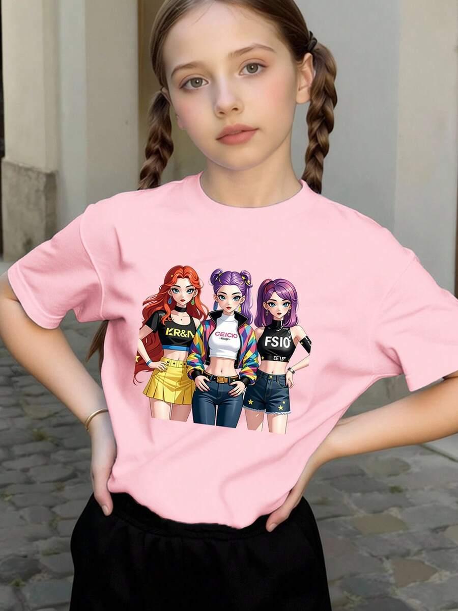 różowy t-shirt pr