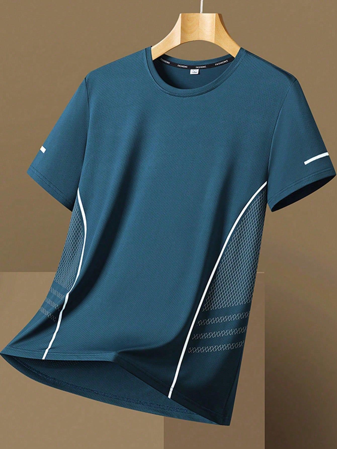 bluzka sportowa okrągły dekolt