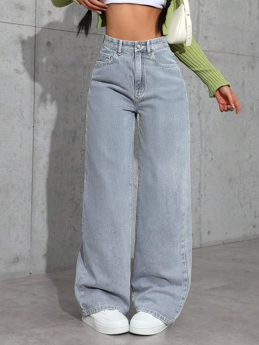 NIEBIESKIE SPODNIE JEANS