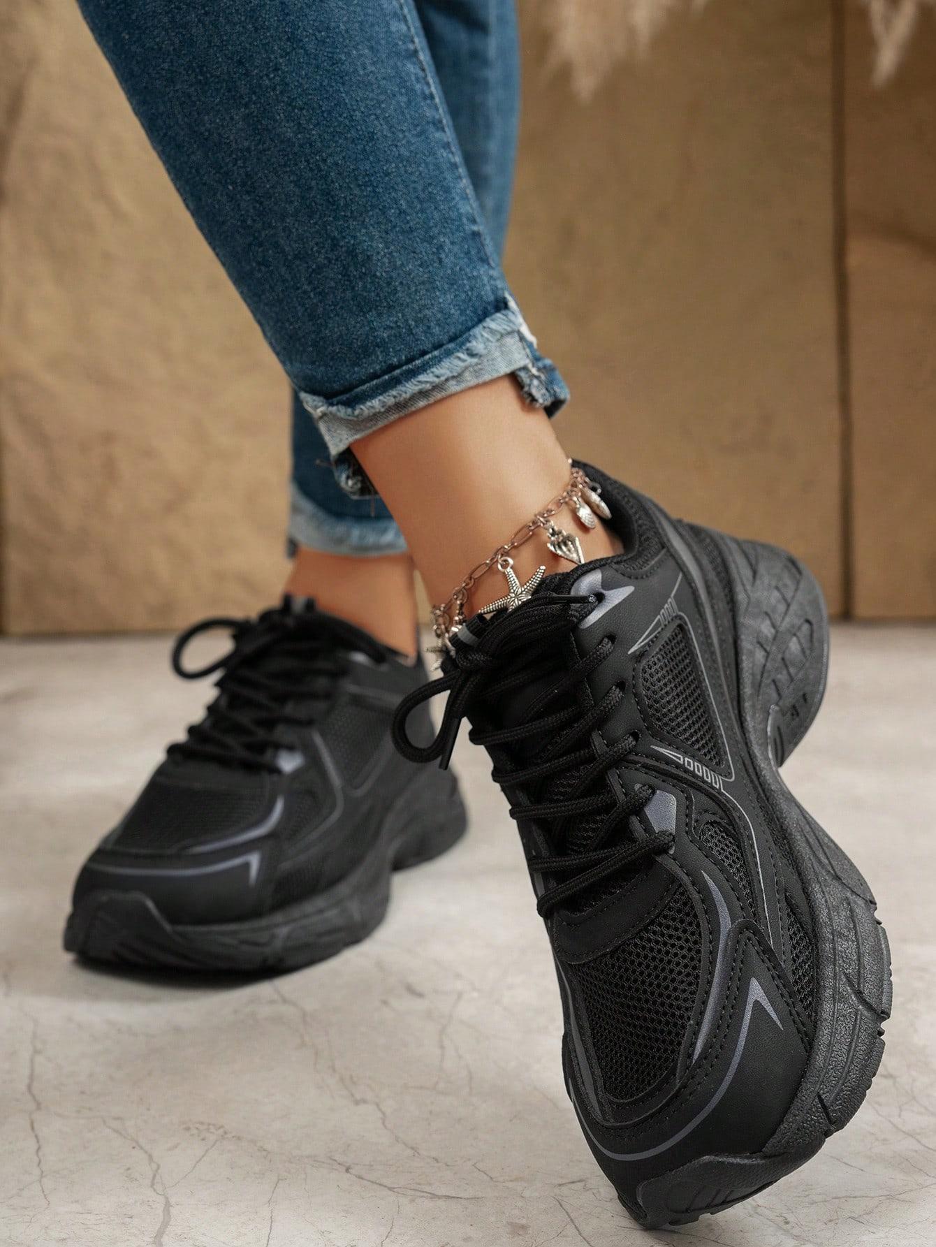 czarne buty sportowe 