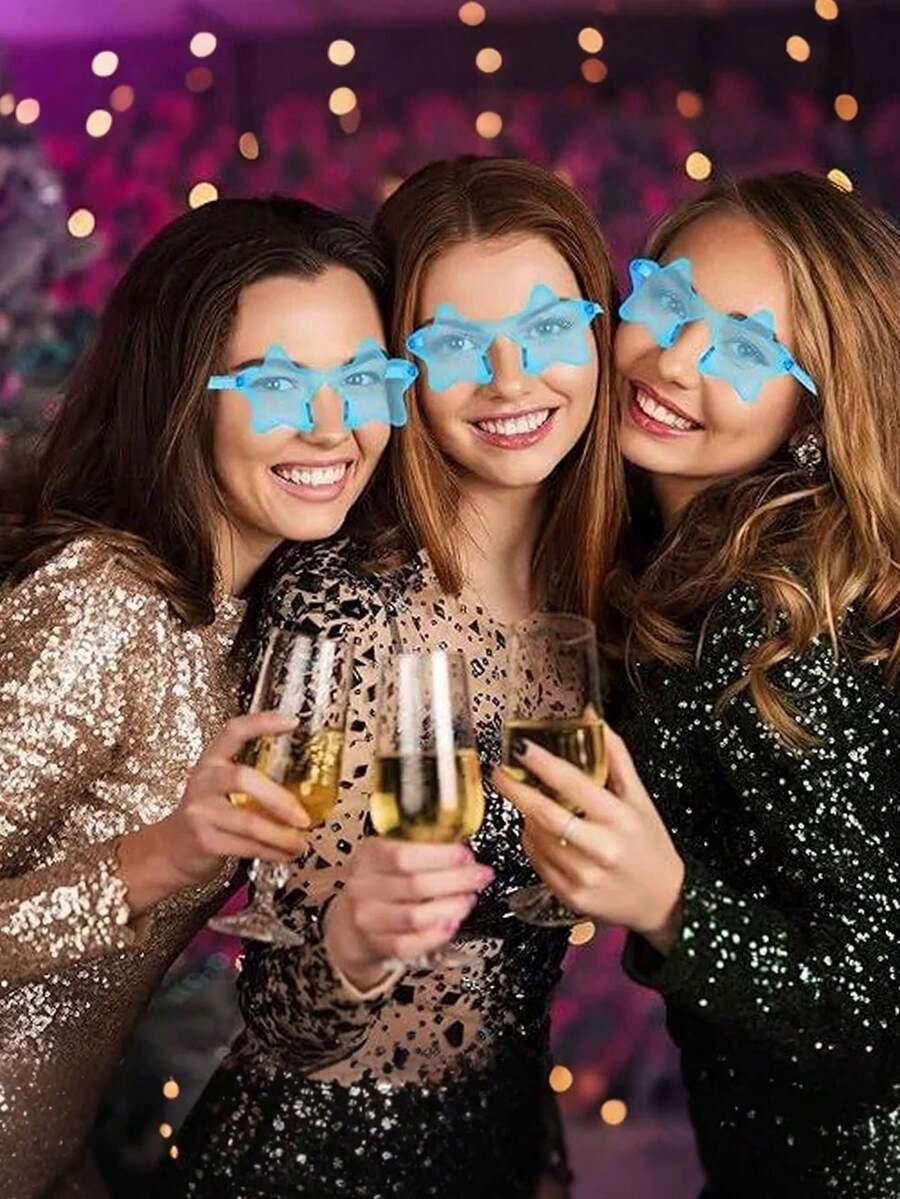 niebieskie okulary gwiazdy