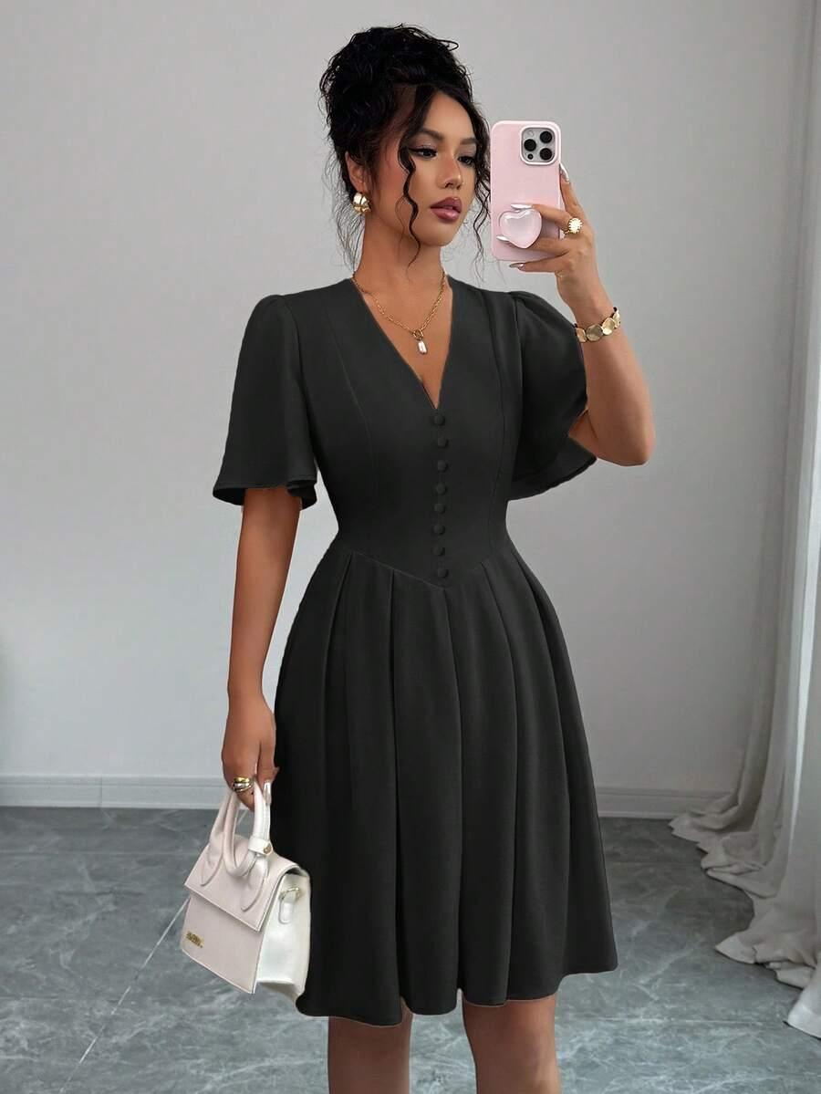 czarna sukienka mini