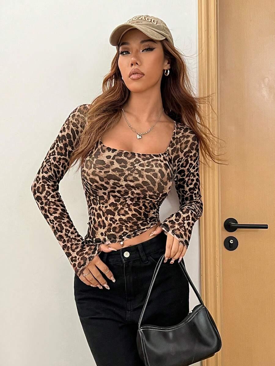 TOP ANIMAL PRINT