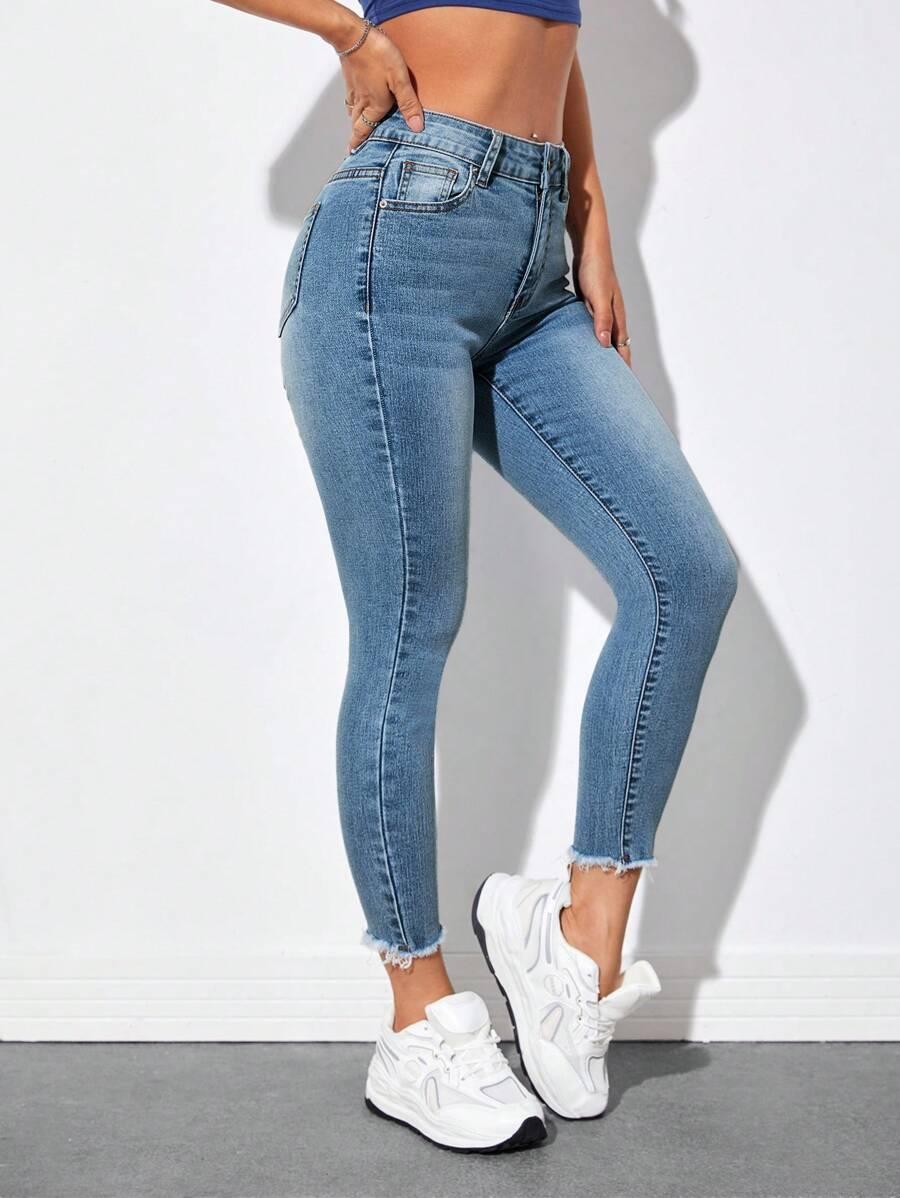 NIEBIESKIE SPODNIE JEANS