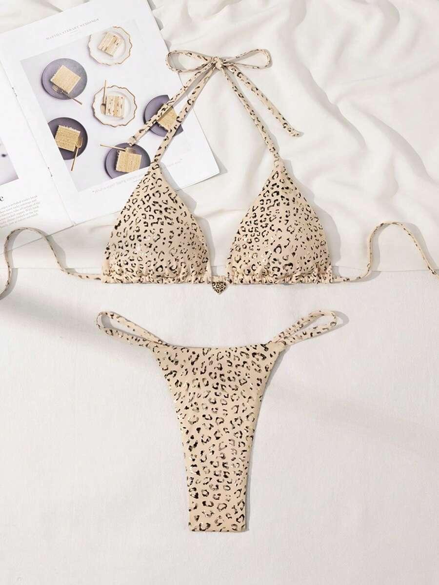 DWUCZĘŚCIOWY STRÓJ KĄPIELOWY ANIMAL PRINT