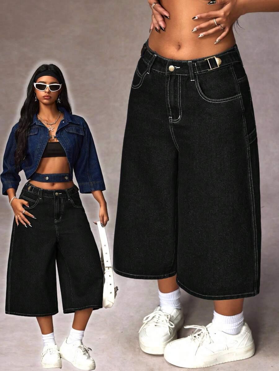 czarne spodnie jeans