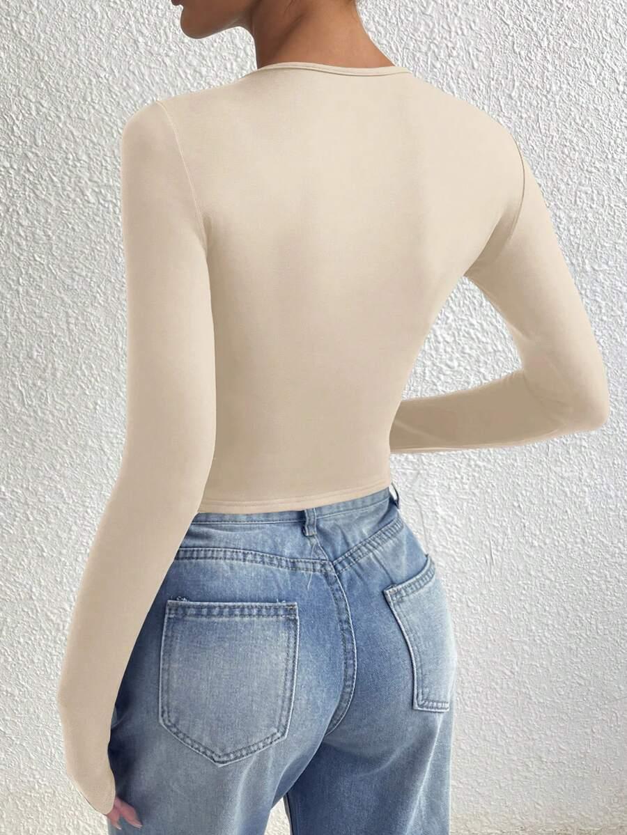 żółta bluzka casual