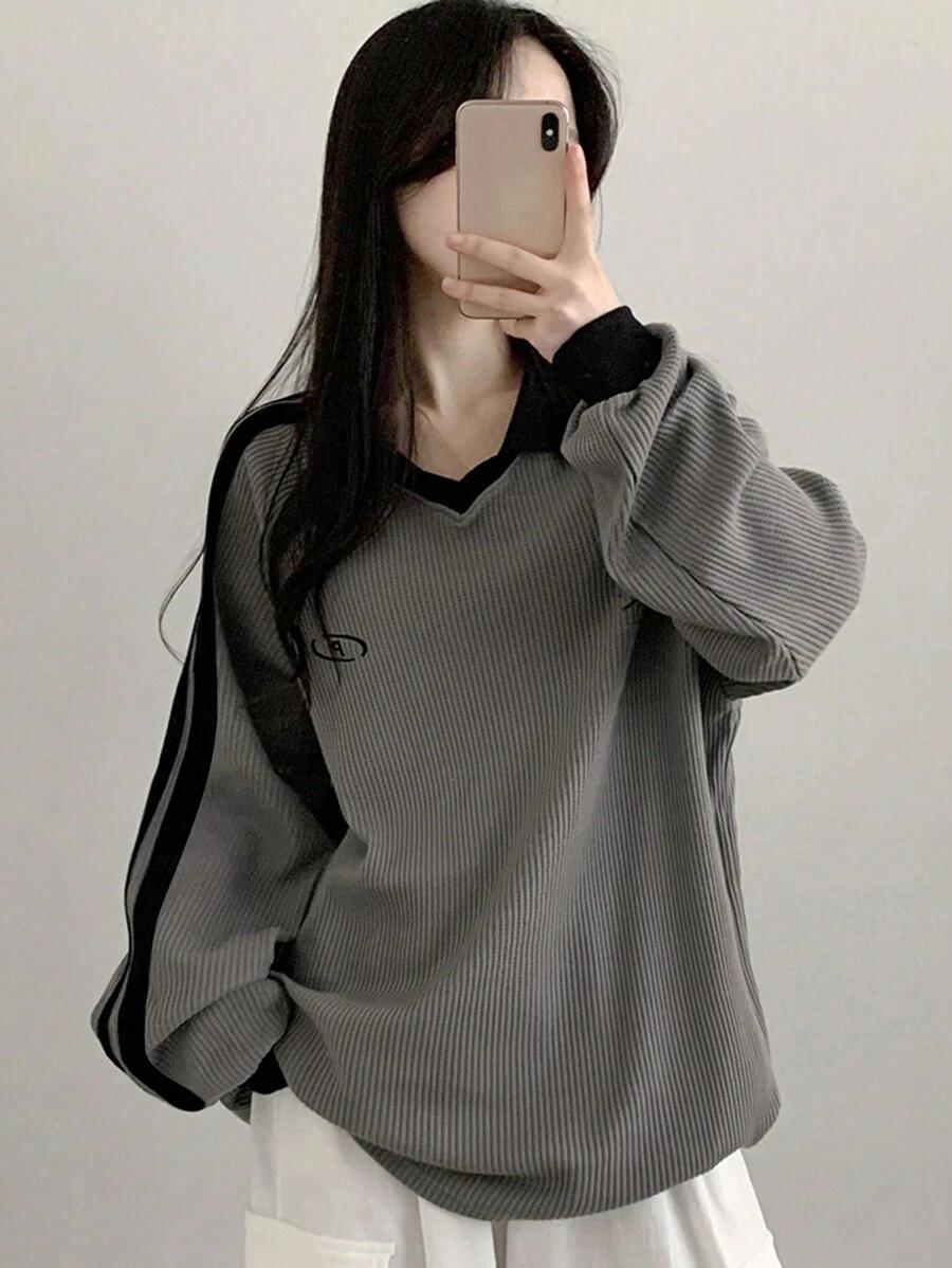 BLUZA Z DŁUGIM RĘKAWEM