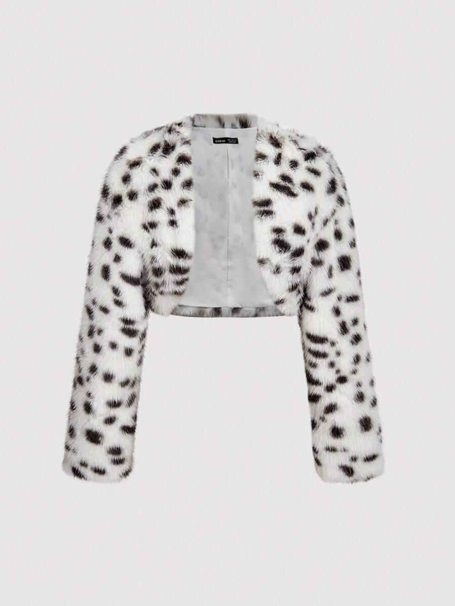 futro syntetyczne animal print