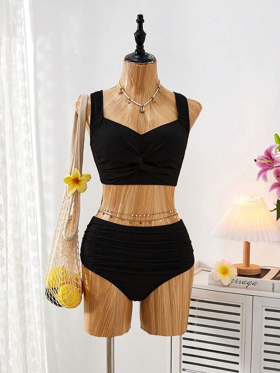 czarny dół od bikini 