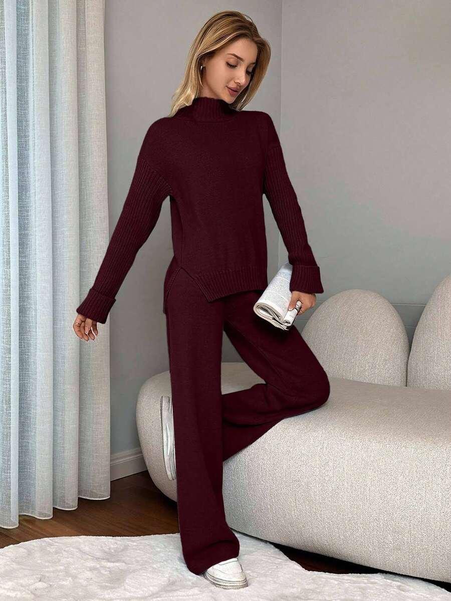 spodnie sweter komplet