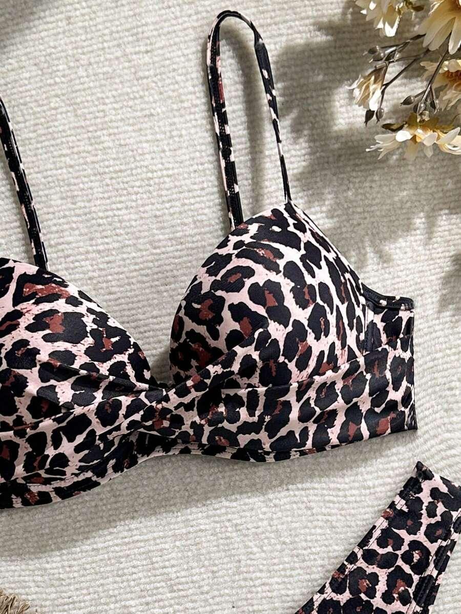 DWUCZĘŚCIOWY STRÓJ KĄPIELOWY ANIMAL PRINT