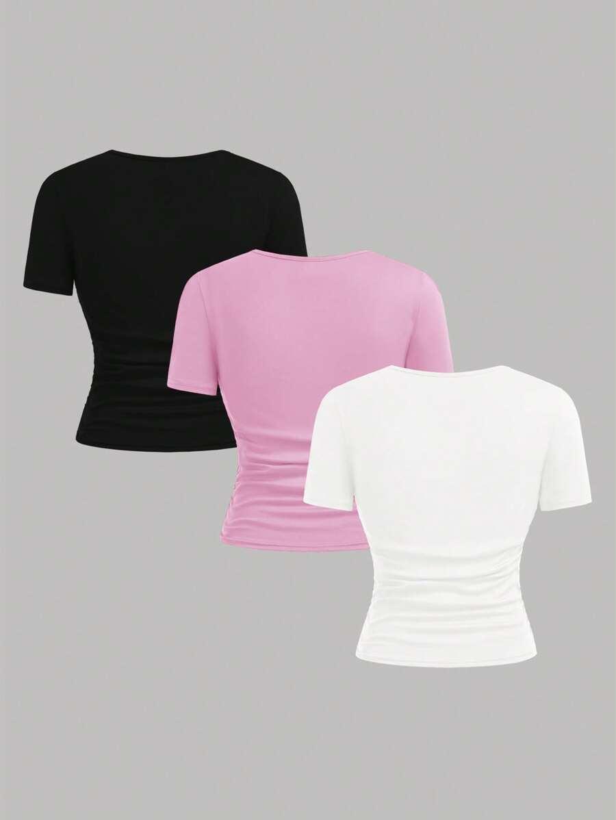 bluzka print 3-pack