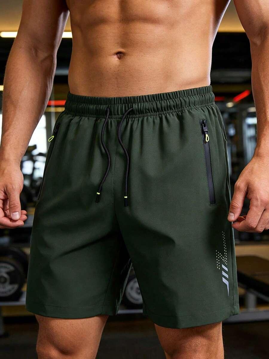 zielone spodenki sportowe