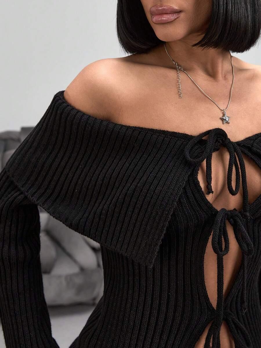  SWETER ROZPINANY CZARNY