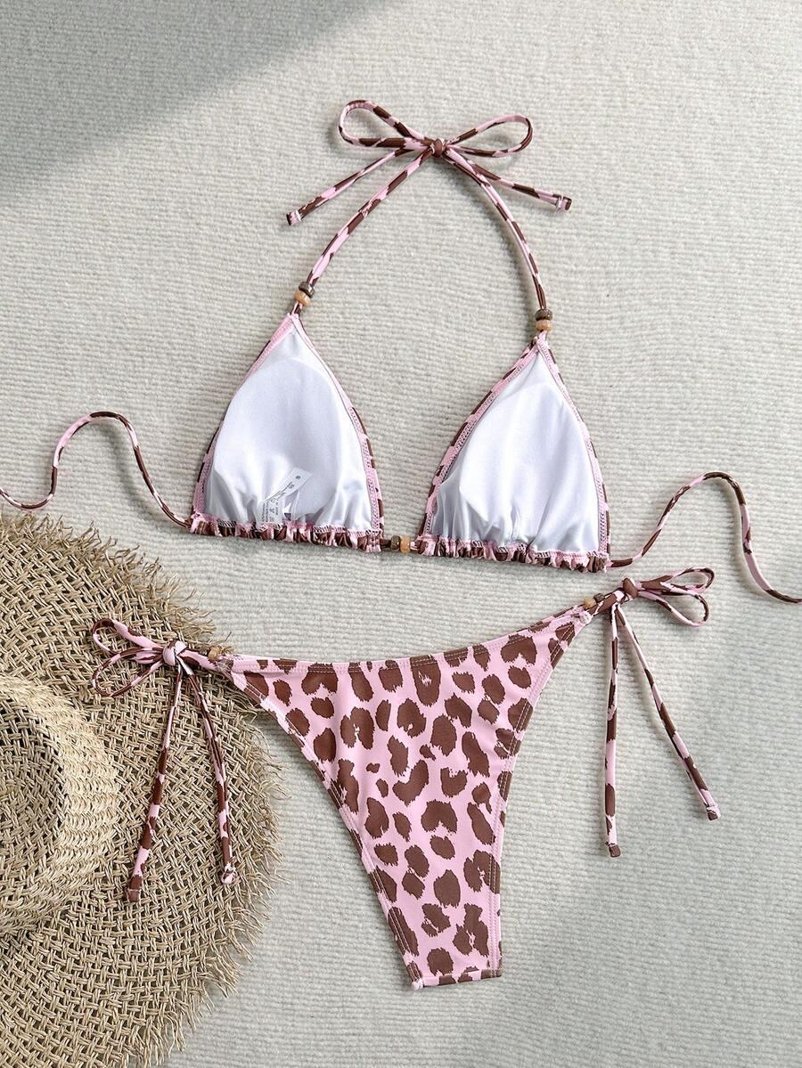 DWUCZĘŚCIOWY STRÓJ KĄPIELOWY ANIMAL PRINT