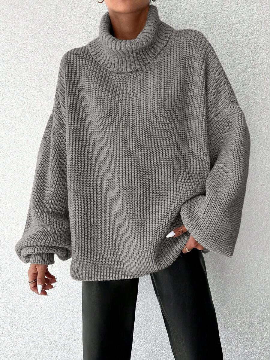 BEŻOWY SWETER GOLF