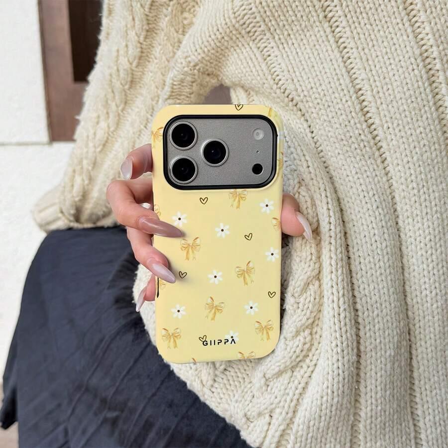 żółte etui na telefon iphone 16
