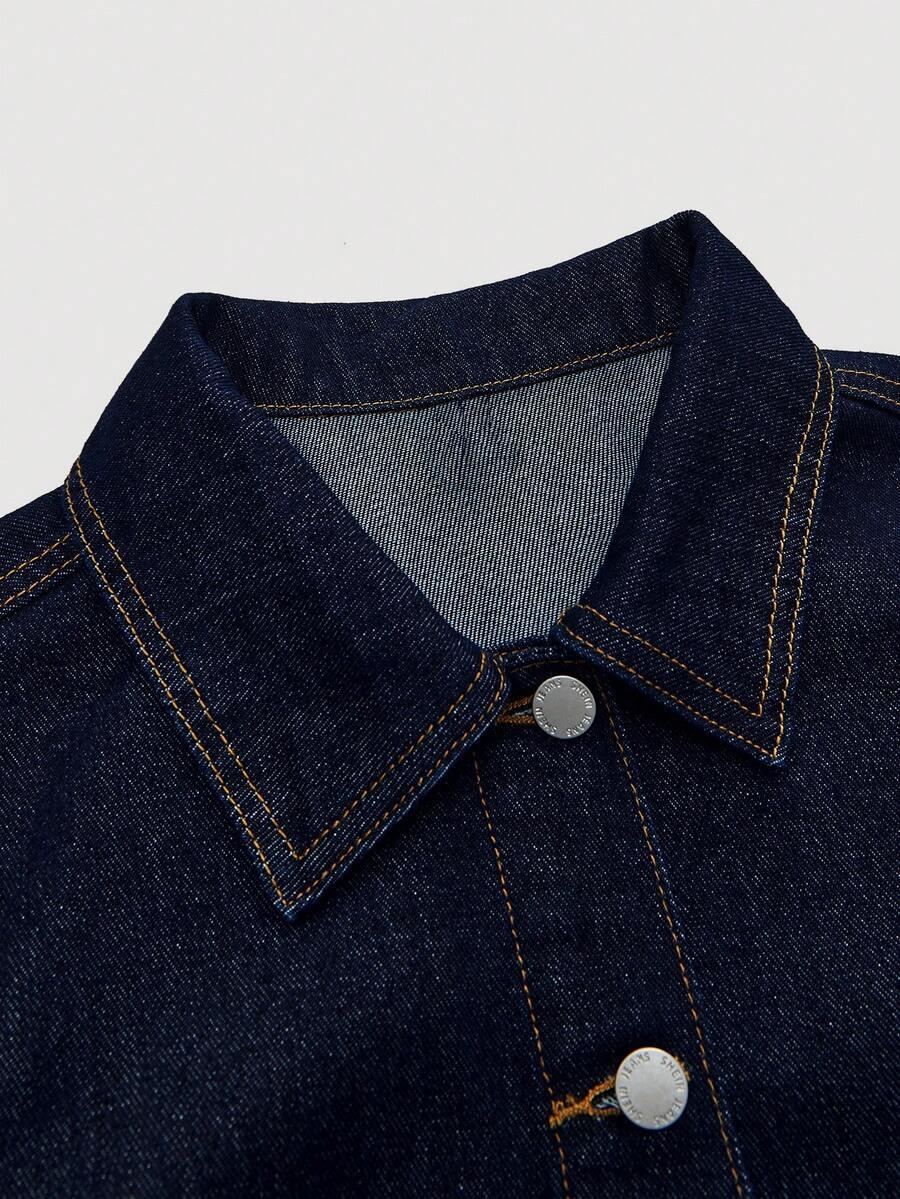 KURTKA JEANS GUZIKI