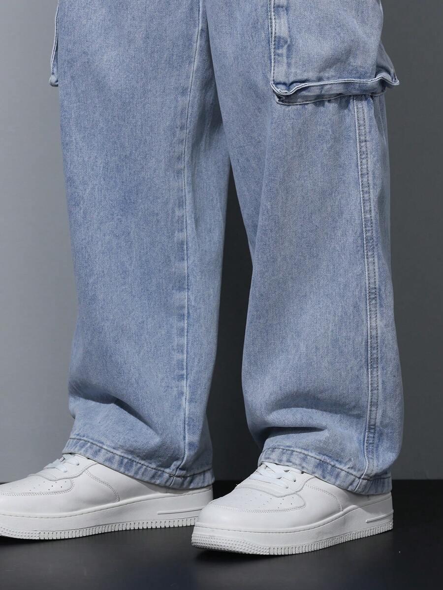 NIEBIESKIE SPODNIE JEANS