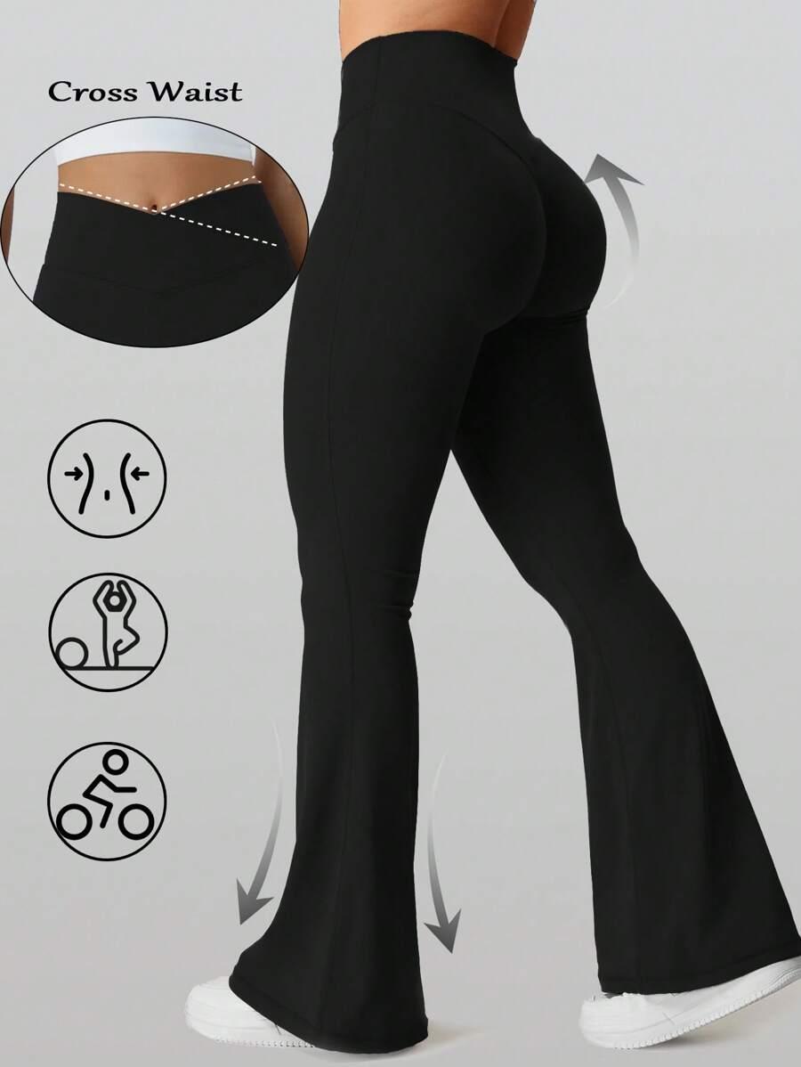 CZARNE LEGGINSY DZWONY