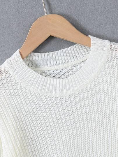 sweter z długim rękawem