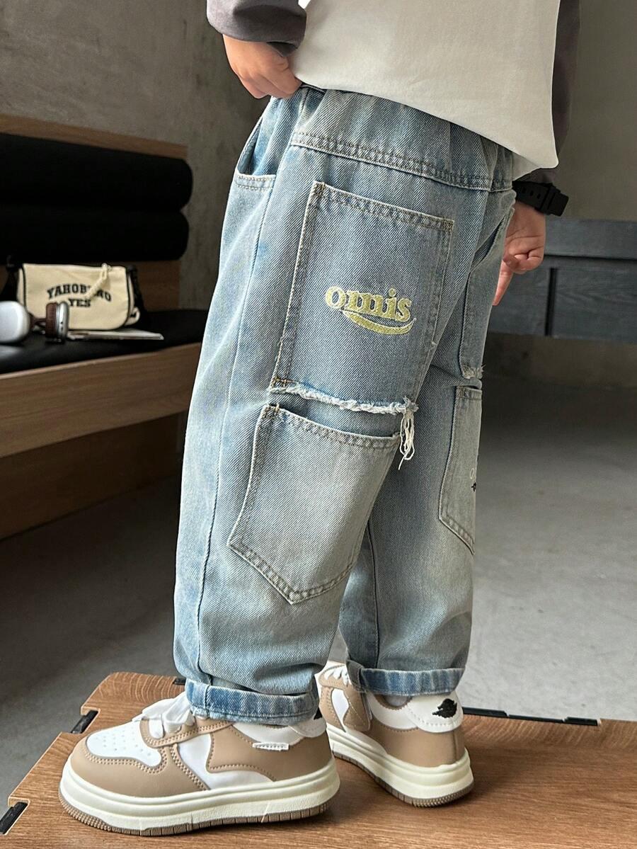 SPODNIE JEANS CASUAL 