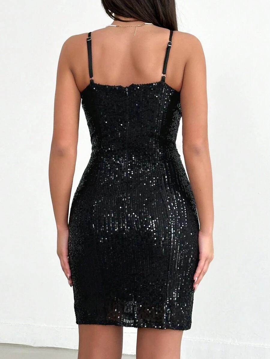 SUKIENKA KOKTAJLOWA GLAMOUR NA RAMIĄCZKACH