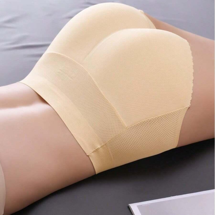 beżowe majtki push up