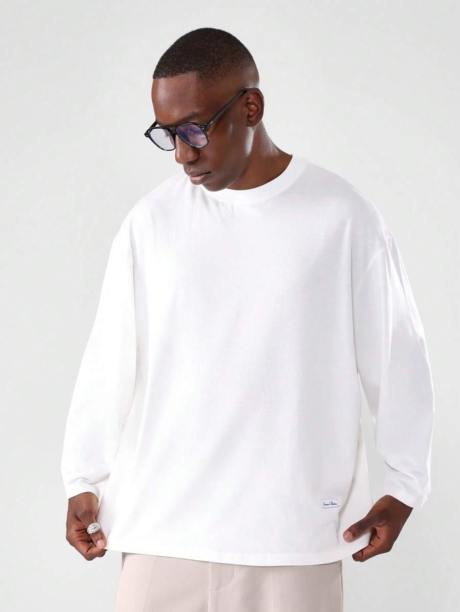 T-SHIRT MĘSKI Z DŁUGIM RĘKAWEM