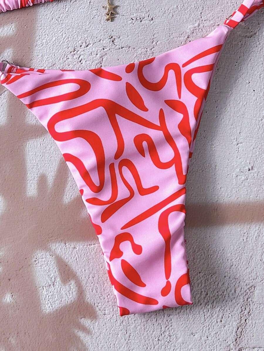 RÓŻOWA GÓRA OD BIKINI WZÓR