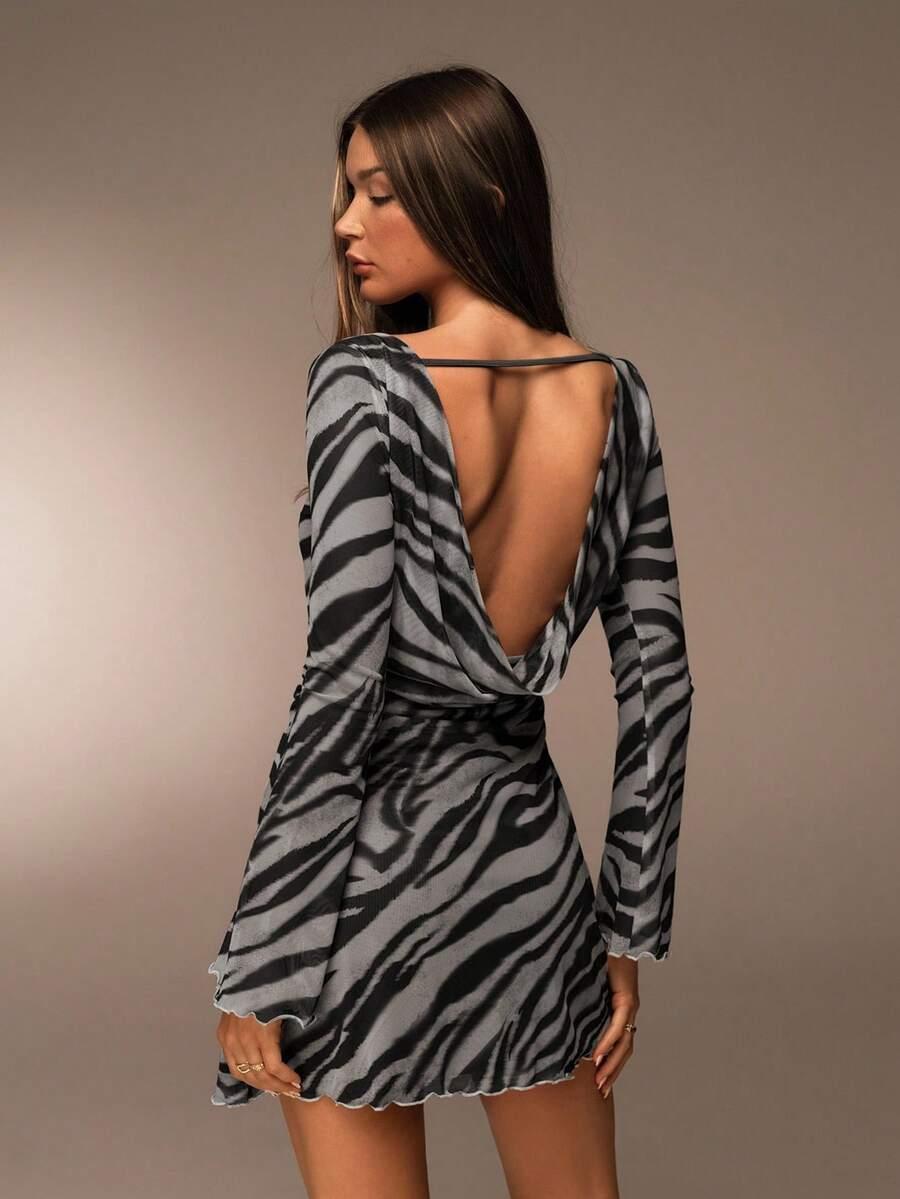 SUKIENKA ANIMAL PRINT