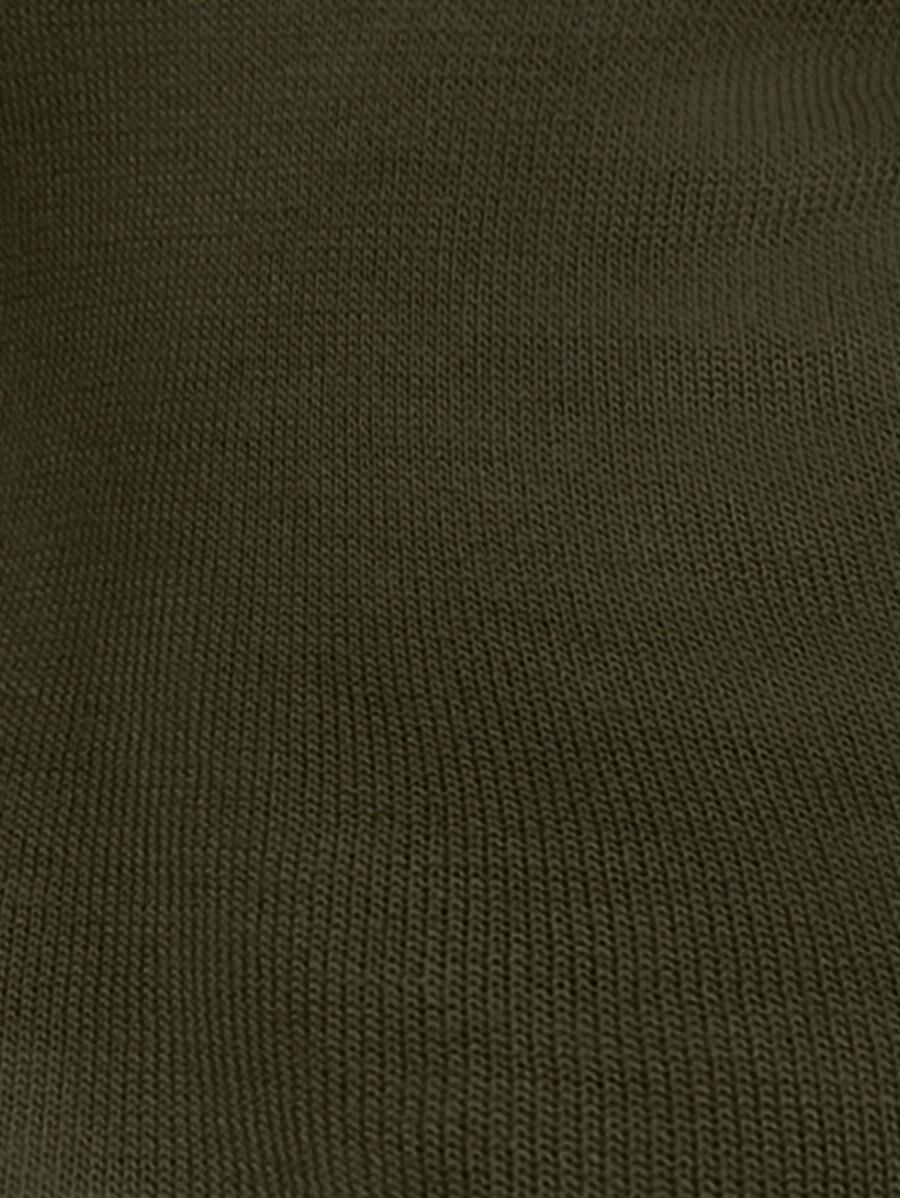 KHAKI DZIANINOWA MINI SUKIENKA