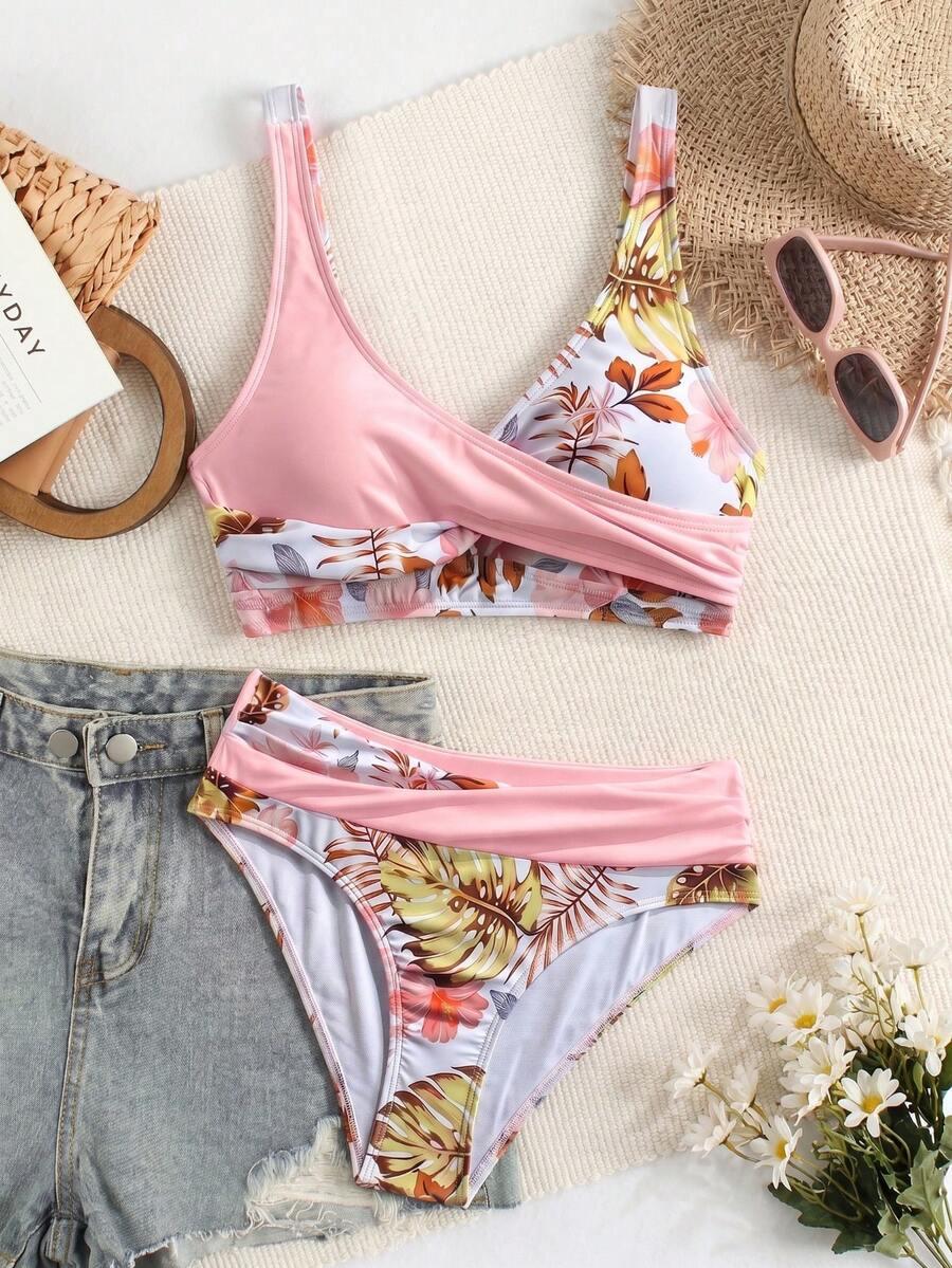 DWUCZĘŚCIOWY STRÓJ KĄPIELOWY TROPICAL PRINT