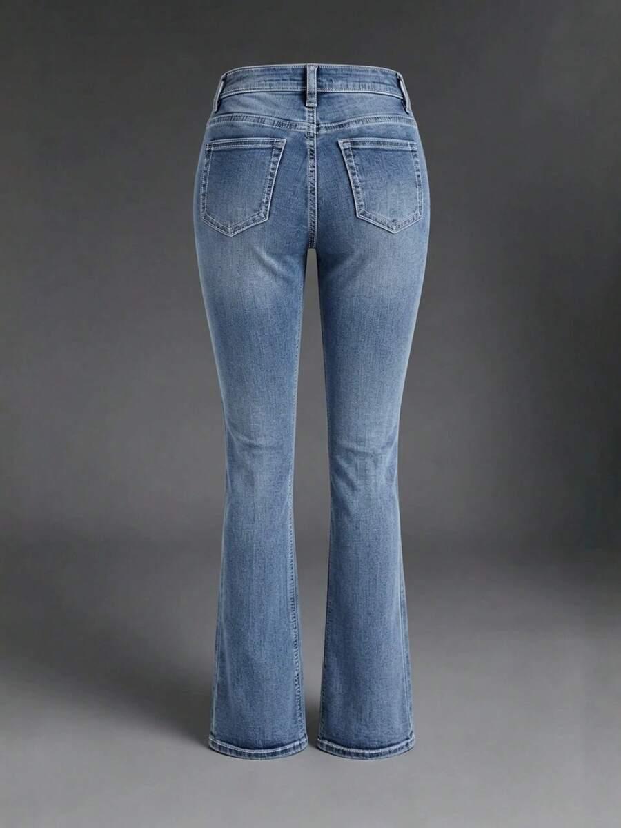 NIEBIESKIE SPODNIE JEANS