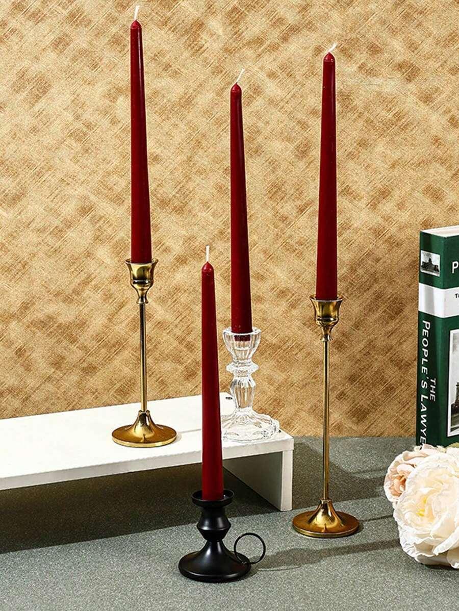 CZERWONE ŚWIECE DEKORACYJNE 4-PACK