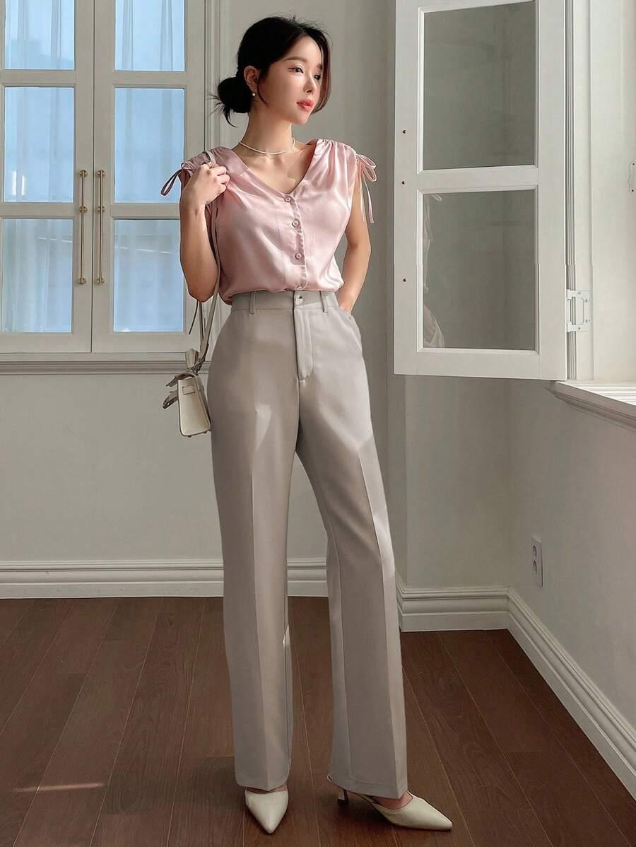 ELEGANCKIE SPODNIE DAMSKIE 