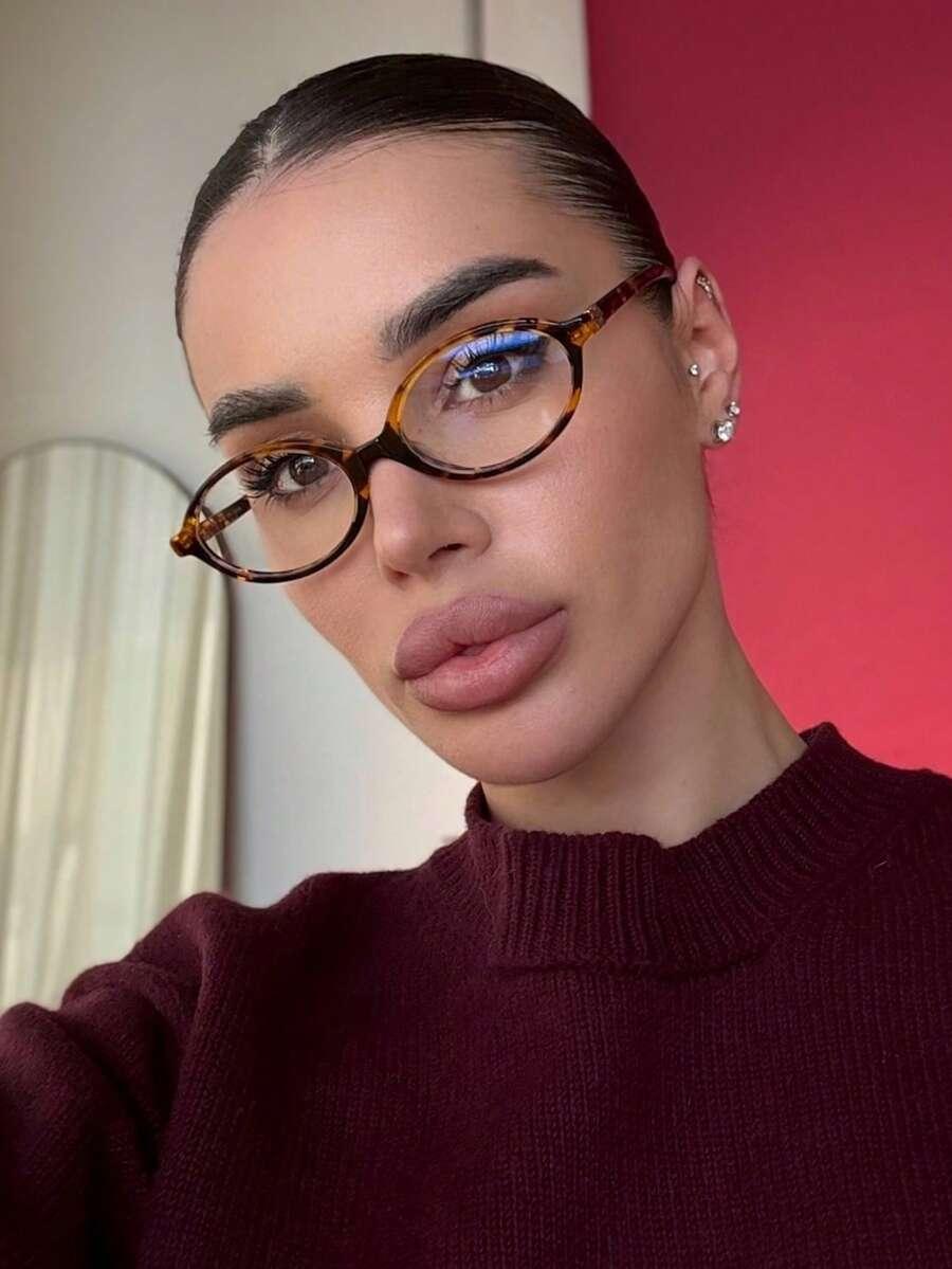 okulary zerówki animal print