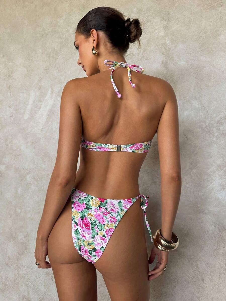 BIKINI DWUCZĘSCIOWE W KWIATY