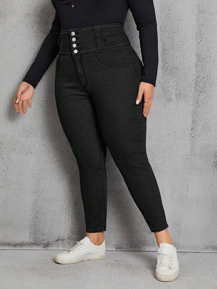 czarne skinny jeans