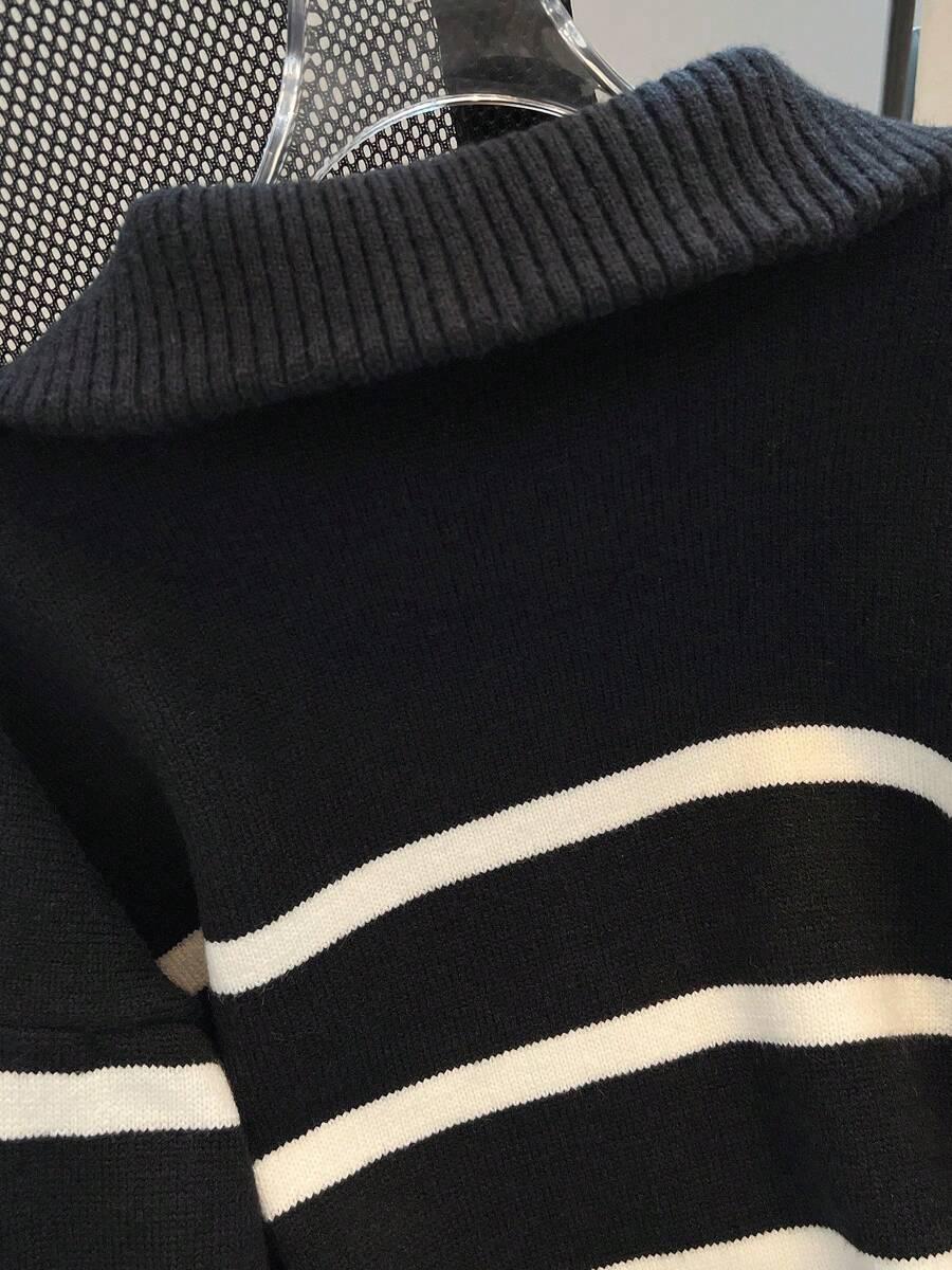 SWETER PASKI KONTRAST 