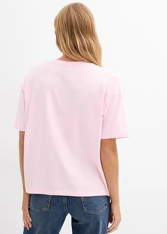 różowy t-shirt print
