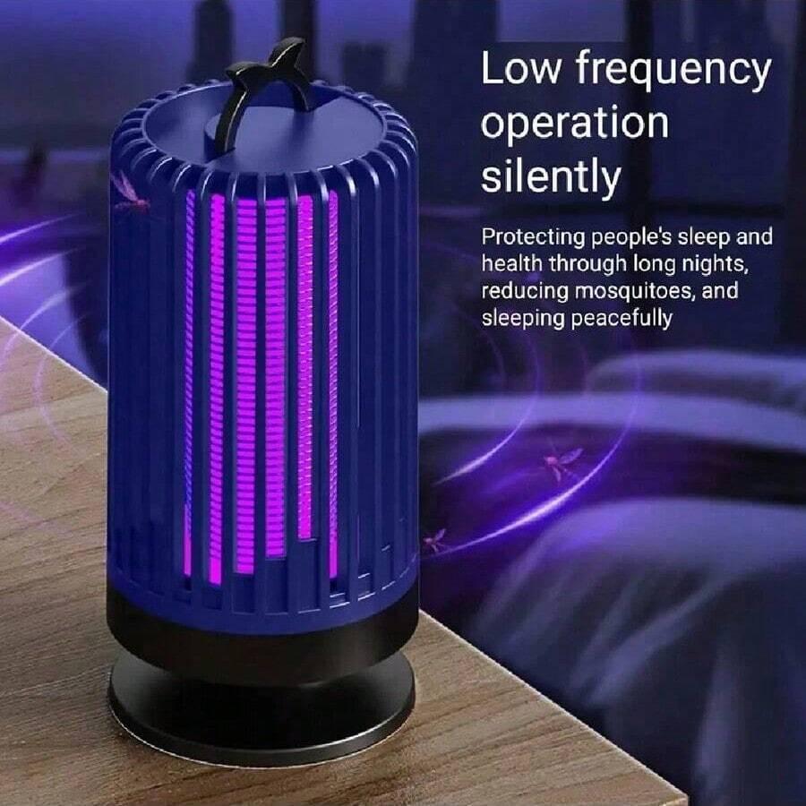 FIOLETOWA LAMPA KEMPINGOWA