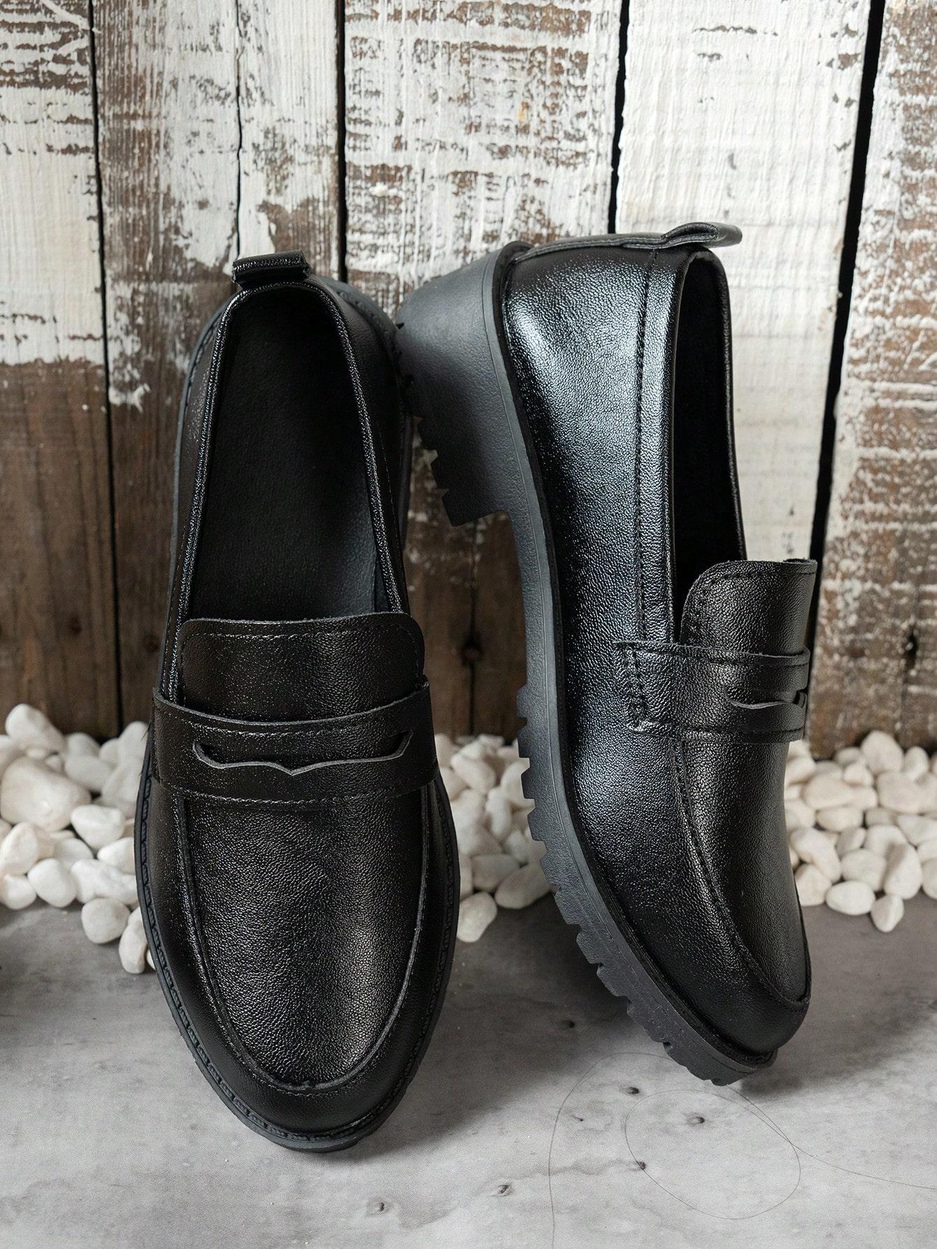CZARNE MOKASYNY CASUAL
