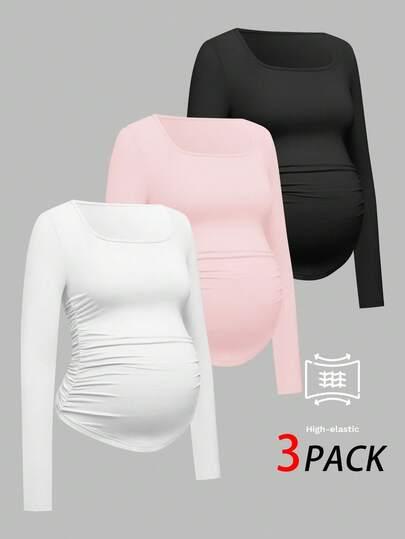 BLUZKA DŁUGI RĘKAW 3-pack