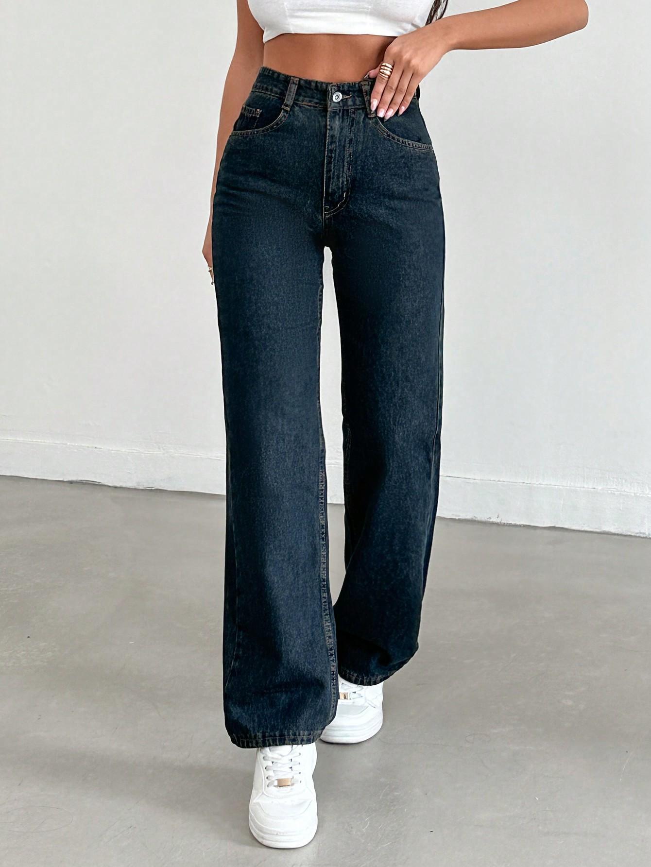 SPODNIE JEANS WYSOKI STAN