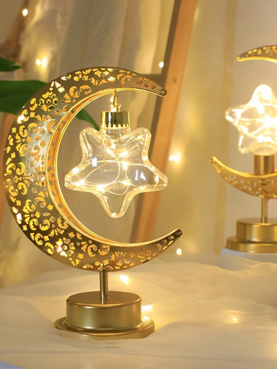 lampa dekoracyjna w kształcie księżyca