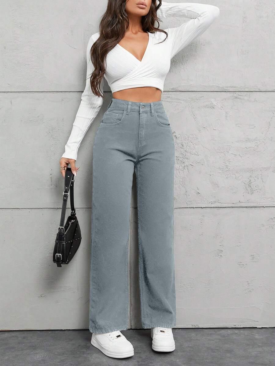 NIEBIESKIE SPODNIE JEANS